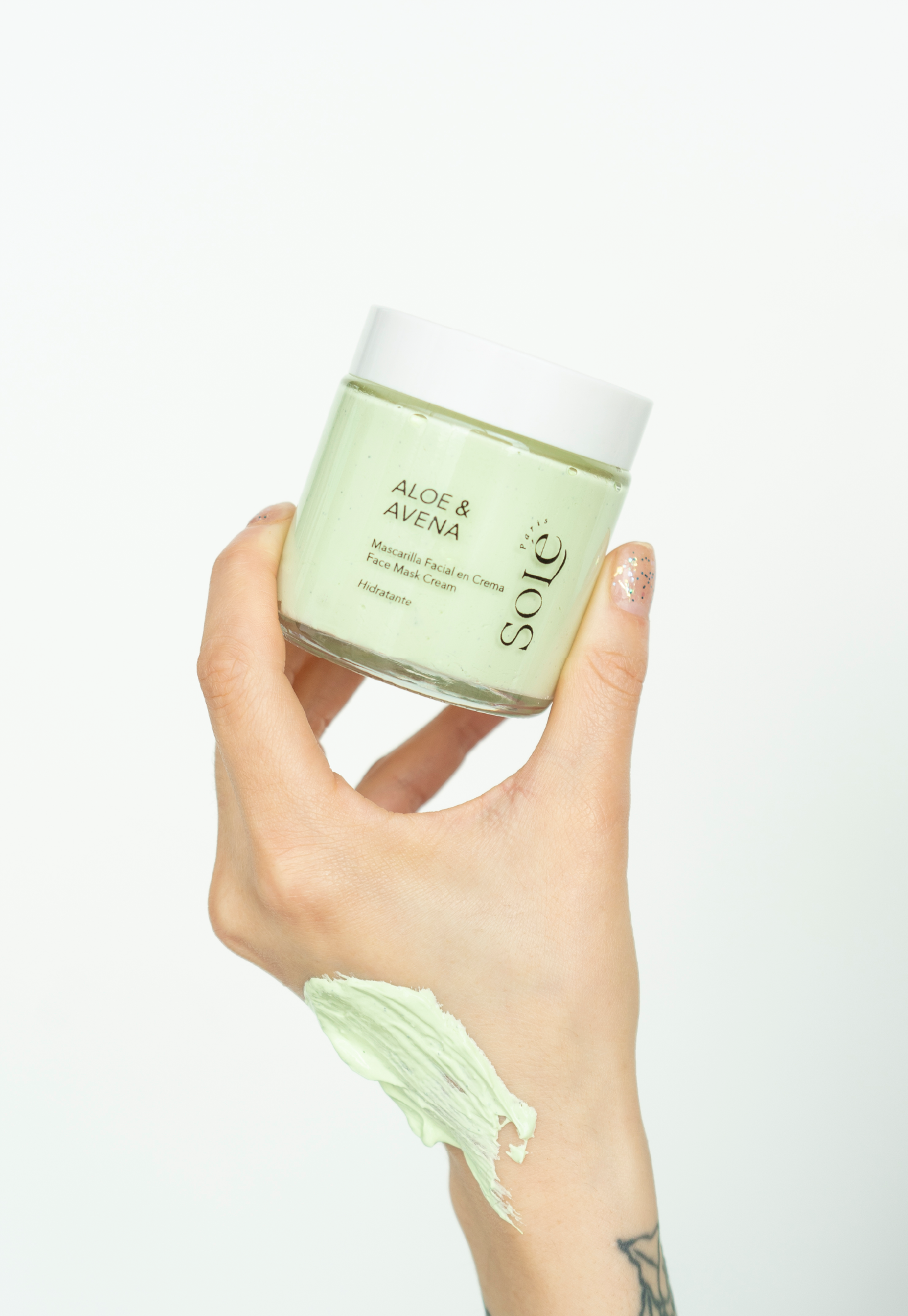 MASCARILLA HIDRATANTE DE ALOE Y AVENA